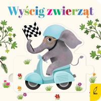 Czytanki-układanki. Wyścig zwierząt. Autor: Opracowanie zbiorowe. Dobreksiazki.pl Okładka książki Czytanki-układanki. Wyścig zwierząt