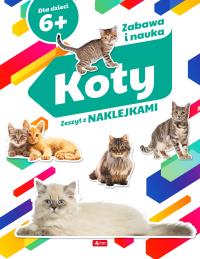 KOTY ZESZYT Z NAKLEJKAMI. Autor: Opracowanie zbiorowe. Dobreksiazki.pl Okładka książki KOTY ZESZYT Z NAKLEJKAMI
