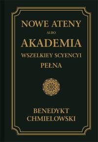 Okładka książki Nowe Ateny albo Akademia wszelkiey scyencyi pełna Część trzecia albo supplement