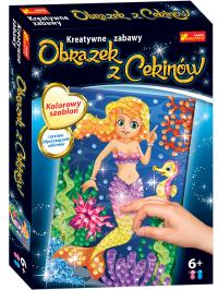 Obrazek z Cekinów. Syrenka. Wydawca: Ranok-Creative. Dobreksiazki.pl Opakowanie Obrazek z Cekinów. Syrenka