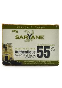 Saryane Mydło z Aleppo 55% oleju laurowego 200g. Producent: Saryane. Dobreksiazki.pl Zdjęcie produktu Saryane Mydło z Aleppo 55% oleju laurowego 200g