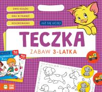 TECZKA ZABAW 3-LATKA JUŻ SIĘ UCZĘ. Autor: Opracowanie zbiorowe. Dobreksiazki.pl Okładka książki TECZKA ZABAW 3-LATKA JUŻ SIĘ UCZĘ