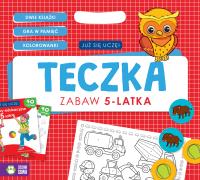 TECZKA ZABAW 5-LATKA JUŻ SIĘ UCZĘ. Autor: Opracowanie zbiorowe. Dobreksiazki.pl Okładka książki TECZKA ZABAW 5-LATKA JUŻ SIĘ UCZĘ