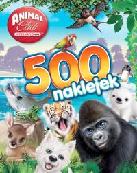 Animal Club. 500 naklejek. Autor: Opracowanie zbiorowe. Dobreksiazki.pl Okładka książki Animal Club. 500 naklejek