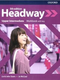 Headway 5E Upper Intermediate WB + key OXFORD. Autor: Liz and John Soars, Jo McCaul. Dobreksiazki.pl Okładka książki Headway 5E Upper Intermediate WB + key OXFORD