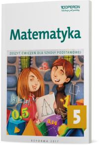 Matematyka SP 5 Zeszyt ćwiczeń OPERON. Autor: Anna Konstantynowicz i Adam Konstantynowicz. Dobreksiazki.pl Okładka książki Matematyka SP 5 Zeszyt ćwiczeń OPERON