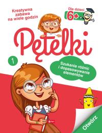 Pętelki. Szukanie różnic i dopasowywanie elementów. Autor: Opracowanie zbiorowe. Dobreksiazki.pl Okładka książki Pętelki. Szukanie różnic i dopasowywanie elementów