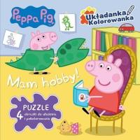 Świnka Peppa. Układanka, kolorowanka. Mam hobby!. Autor: Opracowanie zbiorowe. Dobreksiazki.pl Okładka książki Świnka Peppa. Układanka, kolorowanka. Mam hobby!