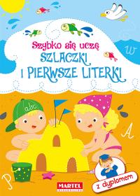 SZLACZKI I PIERWSZE LITERKI SZYBKO SIĘ UCZĘ. Autor: Opracowanie zbiorowe. Dobreksiazki.pl Okładka książki SZLACZKI I PIERWSZE LITERKI SZYBKO SIĘ UCZĘ