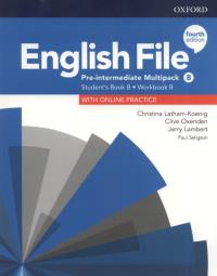 English File 4E Pre-Intermed. Multipack B + online. Autor: Latham-Koenig Christina, Oxenden Clive, Lambert Jerry. Dobreksiazki.pl Okładka książki English File 4E Pre-Intermed. Multipack B + online