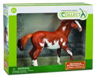 Koń Deluxe Ogier kasztanowy overo. Wydawca: Collecta. Dobreksiazki.pl Opakowanie Koń Deluxe Ogier kasztanowy overo