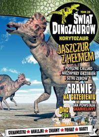 KORYTOZAUR ŚWIAT DINOZAURÓW TOM 28. Autor: Opracowanie zbiorowe. Dobreksiazki.pl Okładka książki KORYTOZAUR ŚWIAT DINOZAURÓW TOM 28