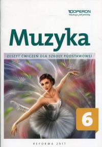 Muzyka 6 Zeszyt ćwiczeń. Autor: Jolanta Moryc. Dobreksiazki.pl Okładka książki Muzyka 6 Zeszyt ćwiczeń