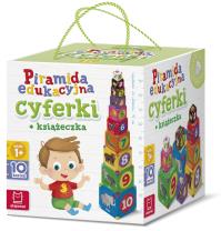 PIRAMIDA EDUKACYJNA CYFERKI + KSIĄŻECZKA. Autor: Opracowanie zbiorowe. Dobreksiazki.pl Okładka książki PIRAMIDA EDUKACYJNA CYFERKI + KSIĄŻECZKA
