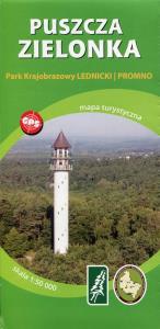 Puszcza Zielonka mapa turystyczna 1:50 000. Wydawca: TOPNOVUM. Dobreksiazki.pl Opakowanie Puszcza Zielonka mapa turystyczna 1:50 000