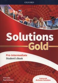 Solutions Gold Pre- Intermediate SB OXFORD. Autor: Tim Falla i Paul A. Davies. Dobreksiazki.pl Okładka książki Solutions Gold Pre- Intermediate SB OXFORD