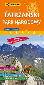 Mapa wodoodoprna - Tatrzański PN 1:30 000. Autor: praca zbiorowa. Dobreksiazki.pl Okładka książki Mapa wodoodoprna - Tatrzański PN 1:30 000