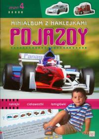Minialbum z naklejkami - Pojazdy cz.4. Autor: Bator Agnieszka, Brydak Ilona. Dobreksiazki.pl Okładka książki Minialbum z naklejkami - Pojazdy cz.4