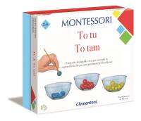 Montessori To tutaj, to tam. Wydawca: Clementoni. Dobreksiazki.pl Opakowanie Montessori To tutaj, to tam