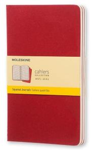 Zestaw 3 zeszytów Cahier Journals 13x21 kratka. Wydawca: Moleskine. Dobreksiazki.pl Opakowanie Zestaw 3 zeszytów Cahier Journals 13x21 kratka