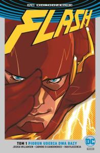 Flash T.1 Piorun uderza dwa razy (srebrna). Autor: Joshua Williamson, Carmine DiGiandomenico, Plascencia Ivan. Dobreksiazki.pl Okładka książki Flash T.1 Piorun uderza dwa razy (srebrna)