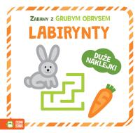 LABIRYNTY ZABAWY Z GRUBYM OBRYSEM. Autor: Opracowanie zbiorowe. Dobreksiazki.pl Okładka książki LABIRYNTY ZABAWY Z GRUBYM OBRYSEM