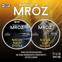 Pakiet: Nieodnaleziona/Nieodgadniona audiobook. Autor: Remigiusz Mróz. Dobreksiazki.pl Okładka książki Pakiet: Nieodnaleziona/Nieodgadniona audiobook