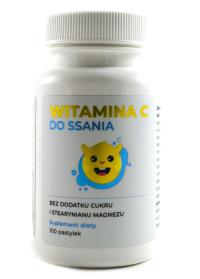Visanto Zięba Witamina C do ssania dla dzieci 100 pastylek. Producent: Visanto Jerzy Zięba. Dobreksiazki.pl Zdjęcie produktu Visanto Zięba Witamina C do ssania dla dzieci 100 pastylek