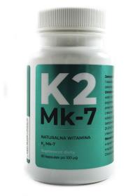 Visanto Zięba Witamina K-2 MK-7 100mcg 60kaps. Producent: Visanto Jerzy Zięba. Dobreksiazki.pl Zdjęcie produktu Visanto Zięba Witamina K-2 MK-7 100mcg 60kaps