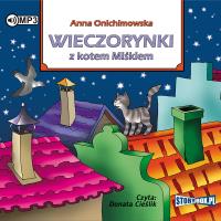CD MP3 WIECZORYNKI Z KOTEM MIŚKIEM. Autor: Anna Onichimowska. Dobreksiazki.pl Okładka książki CD MP3 WIECZORYNKI Z KOTEM MIŚKIEM