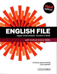 English File 3E Upper-Interm SB + online skills. Autor: Clive Oxenden; Christina Latham-Koenig. Dobreksiazki.pl Okładka książki English File 3E Upper-Interm SB + online skills