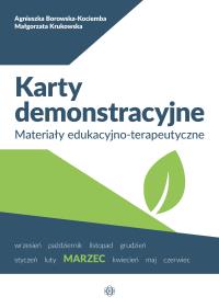 Okładka książki Karty demonstracyjne Marzec Materiały edukacyjno-terapeutyczne