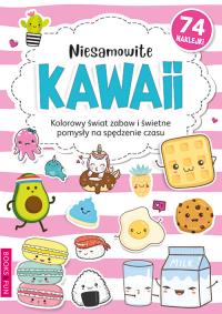 Kolorowanka z naklejkami - Niesamowite Kawaii. Autor: Opracowanie zbiorowe. Dobreksiazki.pl Okładka książki Kolorowanka z naklejkami - Niesamowite Kawaii