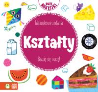 KSZTAŁTY MALUSZKOWE ZADANIA. Autor: Opracowanie zbiorowe. Dobreksiazki.pl Okładka książki KSZTAŁTY MALUSZKOWE ZADANIA