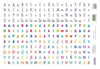 Opakowanie Naklejki Litery/Alfabet (240 naklejek)