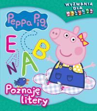 Peppa Pig Wyzwania dla malucha Poznaję litery. Autor: Opracowanie zbiorowe. Dobreksiazki.pl Okładka książki Peppa Pig Wyzwania dla malucha Poznaję litery