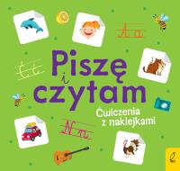 Piszę i czytam. Ćwiczenia z naklejkami. Autor: Opracowanie zbiorowe. Dobreksiazki.pl Okładka książki Piszę i czytam. Ćwiczenia z naklejkami