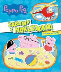 Świnka Peppa. Zabawy z naklejkami. Szalone pomysły. Autor: Opracowanie zbiorowe. Dobreksiazki.pl Okładka książki Świnka Peppa. Zabawy z naklejkami. Szalone pomysły