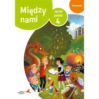 Okładka książki JĘZYK POLSKI ĆWICZENIA DLA KLASY 4 MIĘDZY NAMI WERSJA B SZKOŁA PODSTAWOWA WYDANIE ROZSZERZONE