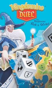 Kingdomino Duel Gra /FoxGames/. Autor: Cathala Bruno Maublanc Ludovic. Dobreksiazki.pl Okładka książki Kingdomino Duel Gra /FoxGames/