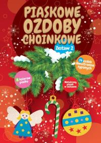 Piaskowe ozdoby choinkowe. Zestaw 2. Autor: Opracowanie zbiorowe. Dobreksiazki.pl Okładka książki Piaskowe ozdoby choinkowe. Zestaw 2