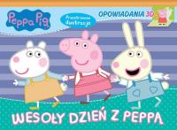 Świnka Peppa. Opowiadania 3D. Wesoły dzień z Peppą. Autor: Opracowanie zbiorowe. Dobreksiazki.pl Okładka książki Świnka Peppa. Opowiadania 3D. Wesoły dzień z Peppą
