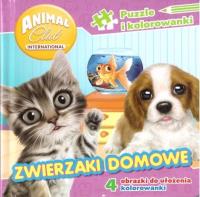 Animal Club. Zwierzatka domowe. Autor: Opracowanie zbiorowe. Dobreksiazki.pl Okładka książki Animal Club. Zwierzatka domowe