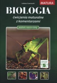 Okładka książki Biologia Ćwiczenia maturalne z koment. T.5 MEDYK
