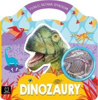 Dinozaury. Poznaję, nazywam, opowiadam. Autor: Opracowanie zbiorowe. Dobreksiazki.pl Okładka książki Dinozaury. Poznaję, nazywam, opowiadam