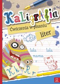 Kaligrafia. Ćwiczenia w pisaniu liter. Autor: Opracowanie zbiorowe. Dobreksiazki.pl Okładka książki Kaligrafia. Ćwiczenia w pisaniu liter