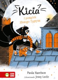 Kicia i posążek Złotego Tygrysa. Autor: Harrison Paula. Dobreksiazki.pl Okładka książki Kicia i posążek Złotego Tygrysa