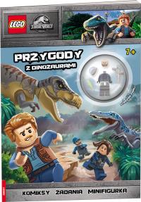 LEGO Jurassic World. Przygody z dinozaurami. Autor: Opracowanie zbiorowe. Dobreksiazki.pl Okładka książki LEGO Jurassic World. Przygody z dinozaurami