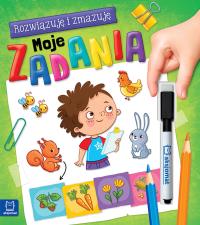Moje zadania. Rozwiązuję i zmazuję. Autor: Opracowanie zbiorowe. Dobreksiazki.pl Okładka książki Moje zadania. Rozwiązuję i zmazuję
