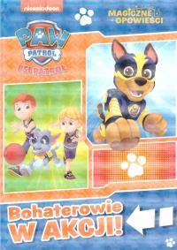 Psi Patrol. Magiczne opowieści Bohaterowie w akcji. Autor: Opracowanie zbiorowe. Dobreksiazki.pl Okładka książki Psi Patrol. Magiczne opowieści Bohaterowie w akcji